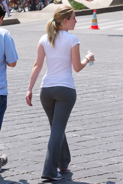 Candid Blonde Booty